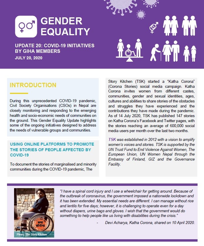 Gender Equality Update 20 Un Women Asia Pacific